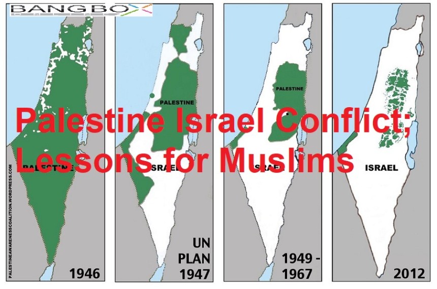 Palestine Israel Conflict; Lessons for Muslims