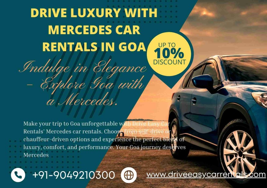 Rent a Mercedes in Goa: Travel in Style and Comfort