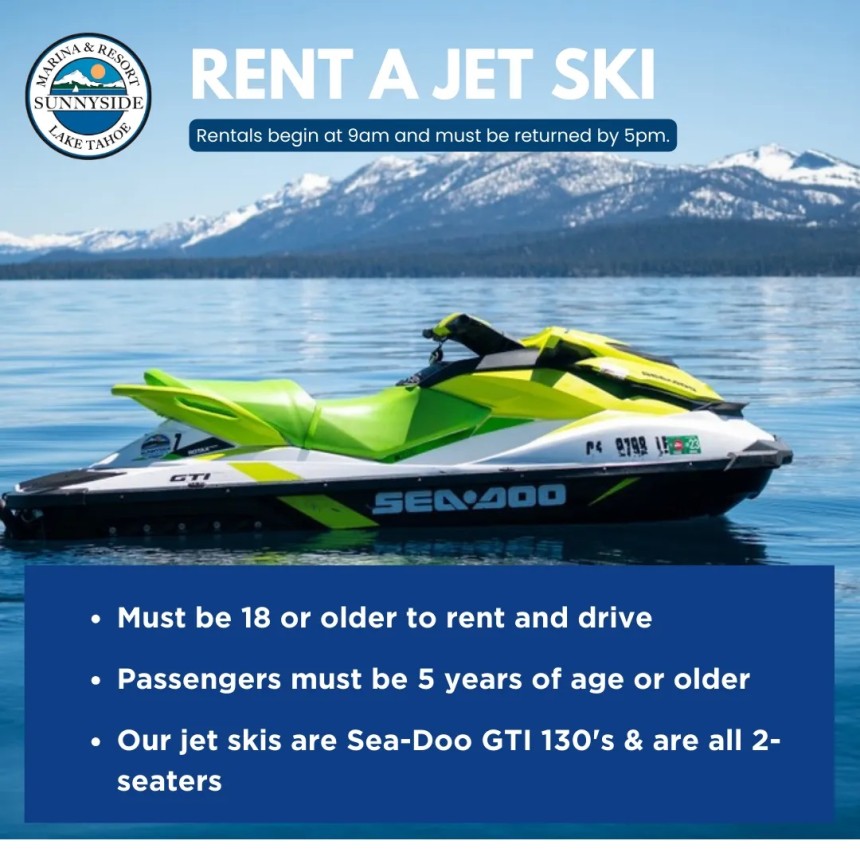 Tahoe City Jet Ski Rental