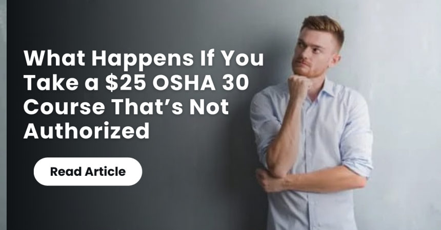 OSHA 30 course