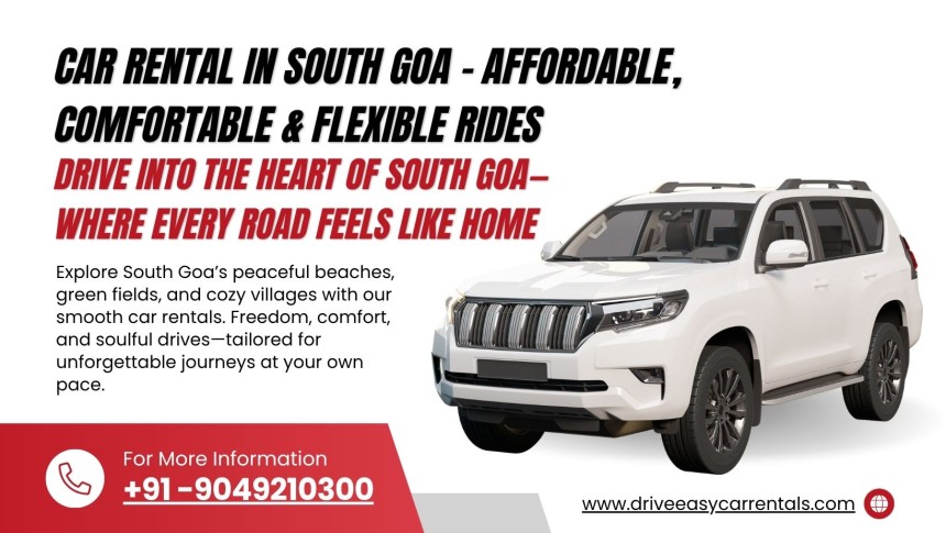 Car Rental in South Goa – Discover South Goa with Drive Easy Car Rentals