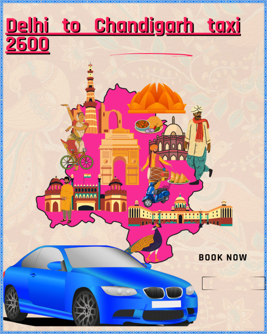 delhi to chandigarh taxi service