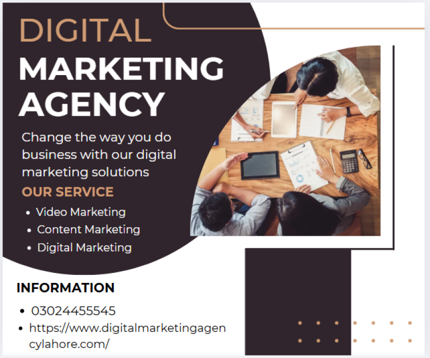 Digtal Marketing Agency Lahore