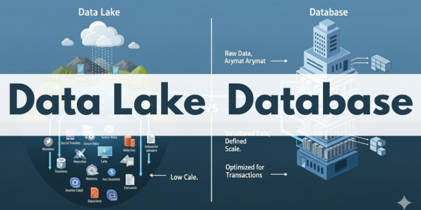 What Is a Data Lake? And How Is It Different from a Database?