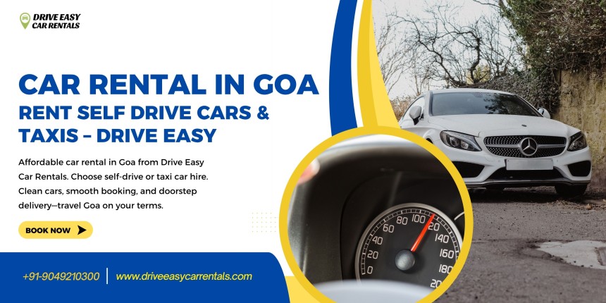 Car Rental in Goa – Explore Comfort with Drive Easy Car Rentals