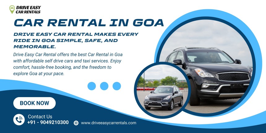 Car Rental in Goa – Easy and Comfortable Travel with Drive Easy Car Rentals