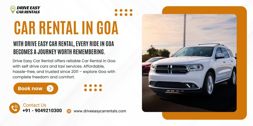 Car Rental in Goa – Explore Goa Easily with Drive Easy Car Rentals