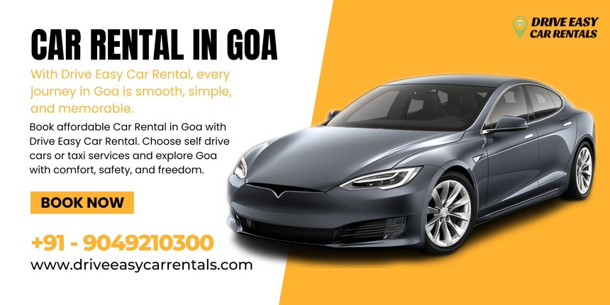 Car Rental in Goa – Travel Comfortably with Drive Easy Car Rentals