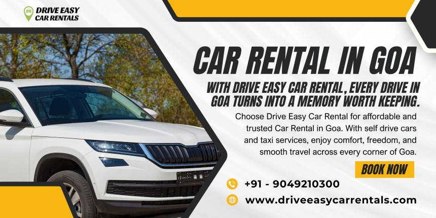 Car Rental in Goa – Travel Hassle-Free with Drive Easy Car Rentals