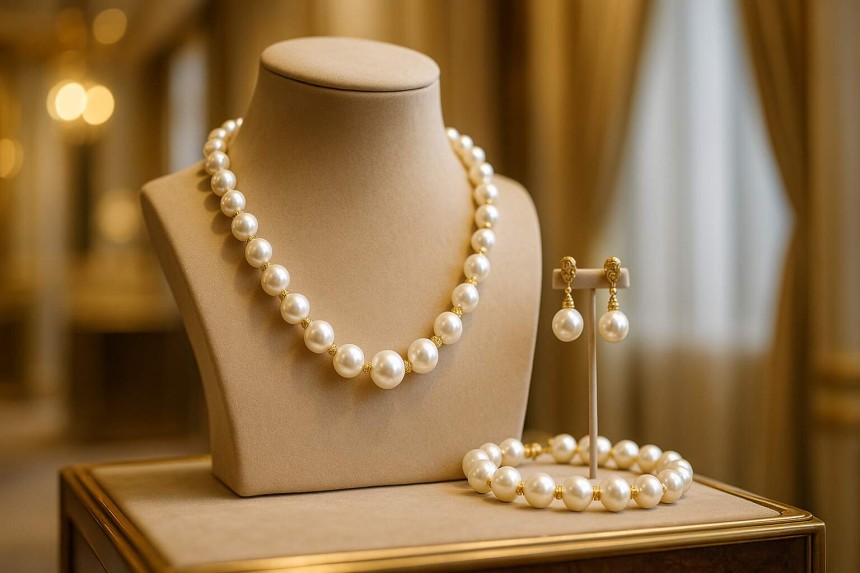 pearl set for women