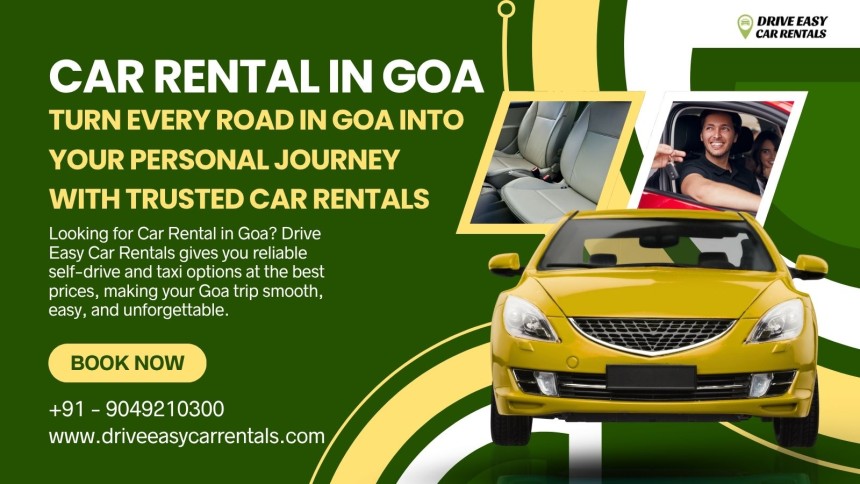 Enjoy Goa Your Way with Drive Easy Car Rentals – Reliable Car Rental in Goa