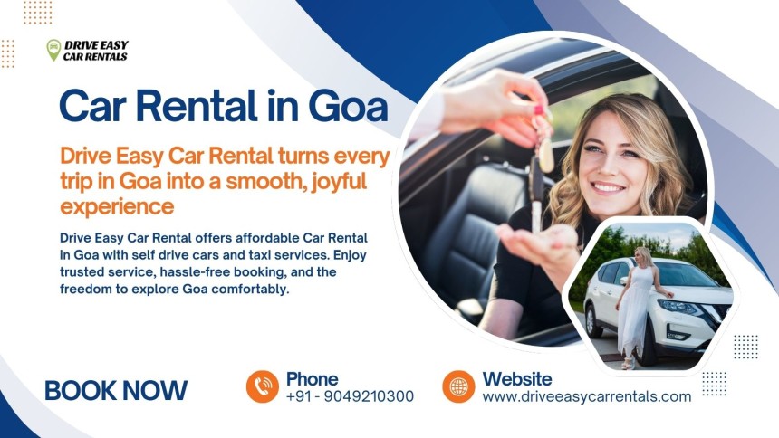 Explore Goa Hassle-Free with Drive Easy Car Rentals – Trusted Car Rental in Goa