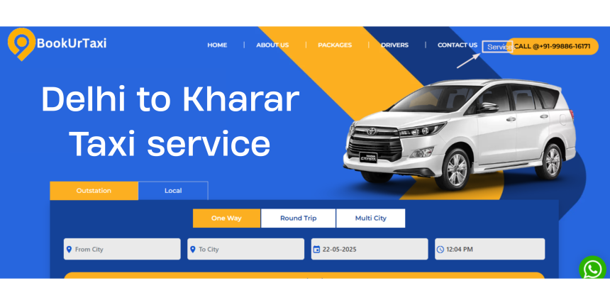 Delhi to Kharar Taxi Service