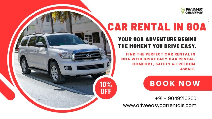 Explore Goa with Reliable Car Rental in Goa by Drive Easy Car Rentals