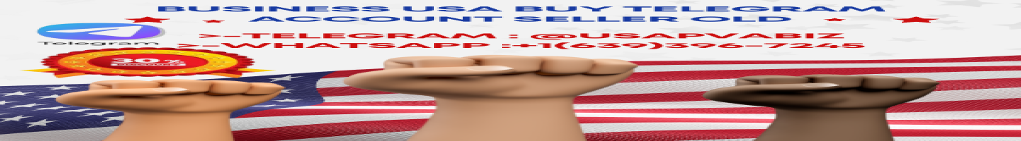 Business Usa Buy Telegram Account Seller Old