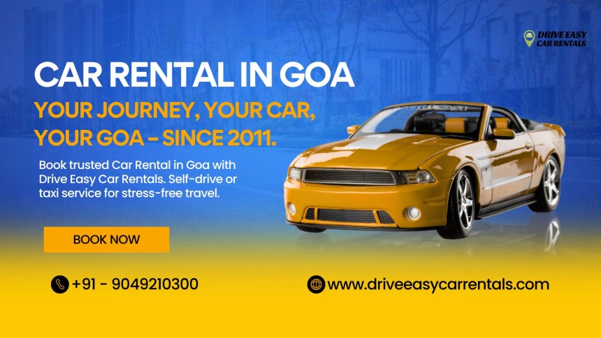 Car Rental in Goa – Explore Goa Hassle-Free with Drive Easy Car Rentals