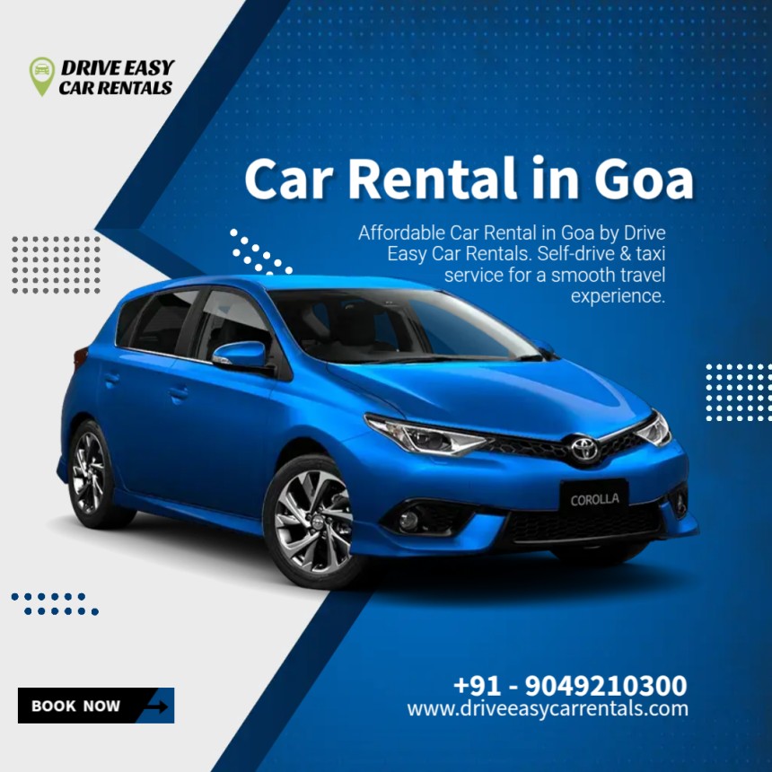 Car Rental in Goa – Make Every Journey Smooth with Drive Easy Car Rentals