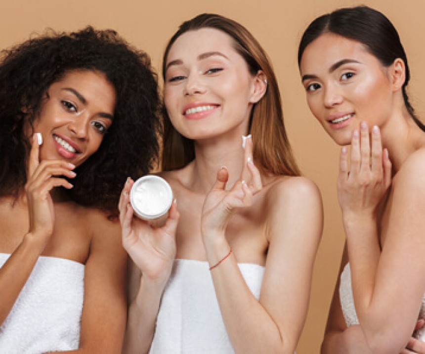 Alt Text: Real women sharing their Maxdif Glow-Up Challenge success stories and skin transformations