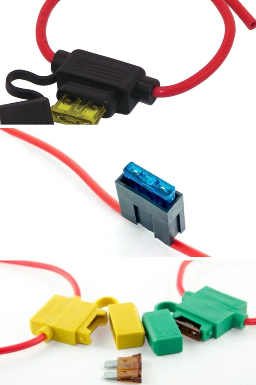 In-line Waterproof Blade Fuse Holder