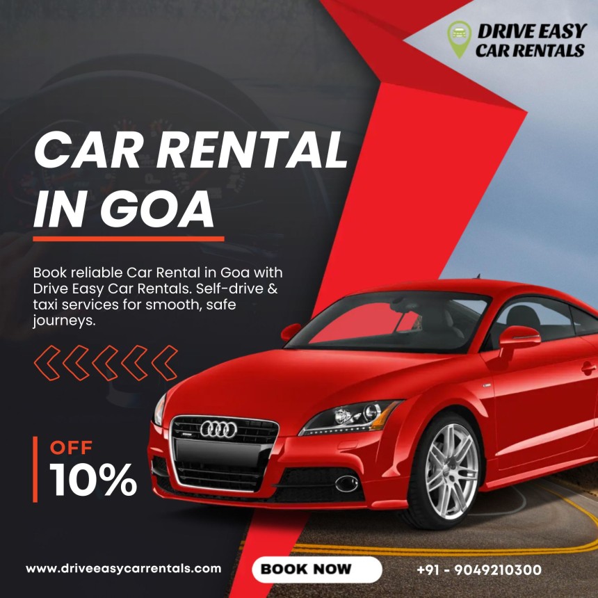 Car Rental in Goa – Enjoy Hassle-Free Travel with Drive Easy Car Rentals
