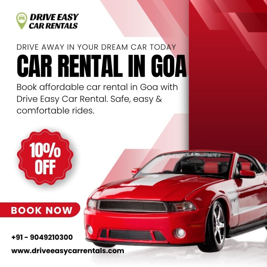 Car Rental in Goa – Enjoy a Hassle-Free Journey with Drive Easy Car Rentals