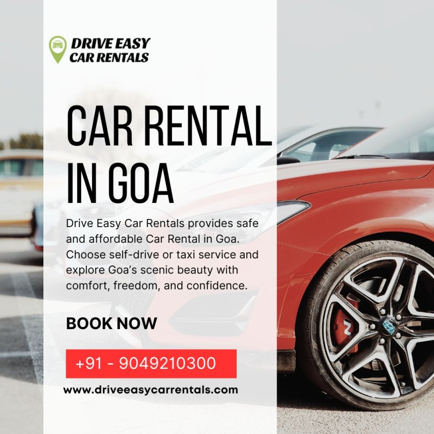 Car Rental in Goa – Experience the Freedom of Travel with Drive Easy Car Rentals