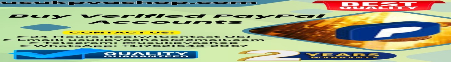 Buy Verified PayPal Accounts