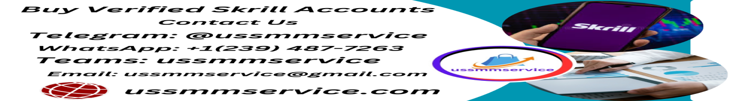 Buy Verified Skrill Accounts