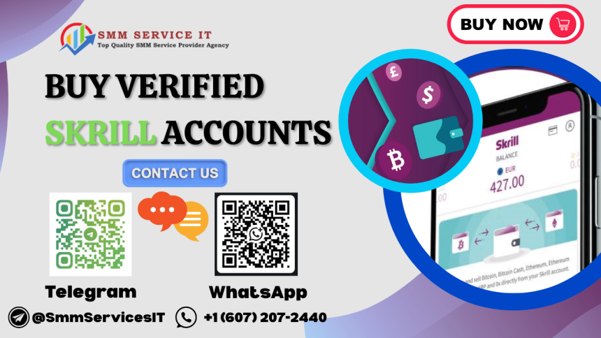erified Skrill Account