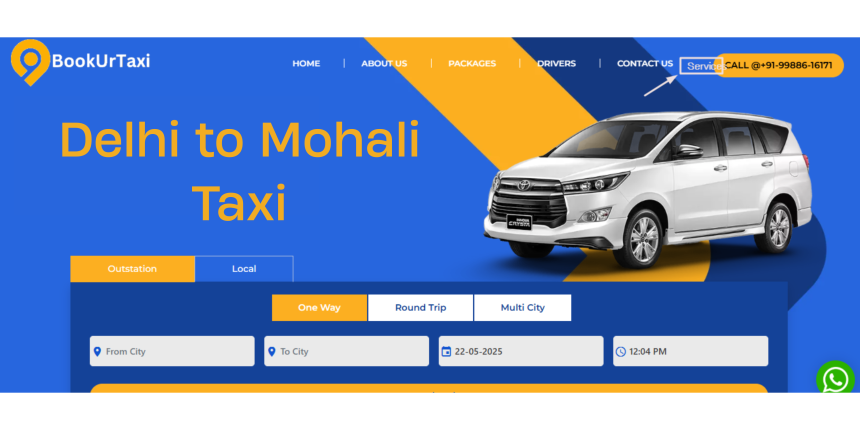 Delhi to Mohali Taxi