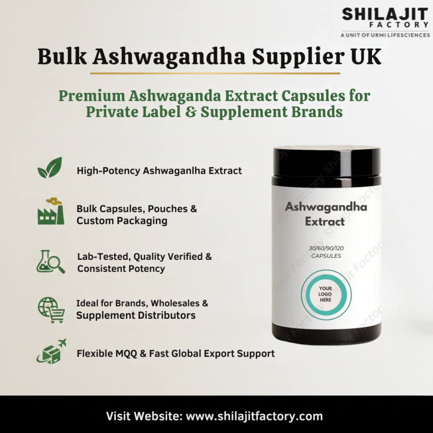 Bulk Ashwagandha Supplier UK