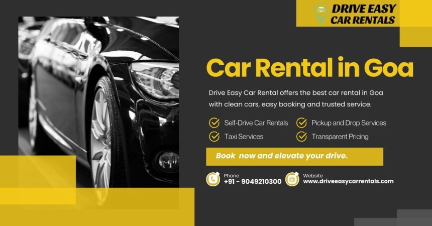 Reliable Car Rental in Goa with Drive Easy Car Rentals