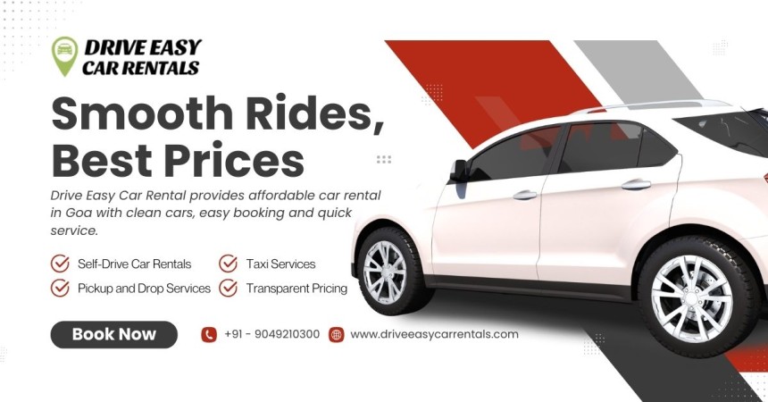 Experience the Best Car Rental in Goa with Drive Easy Car Rentals