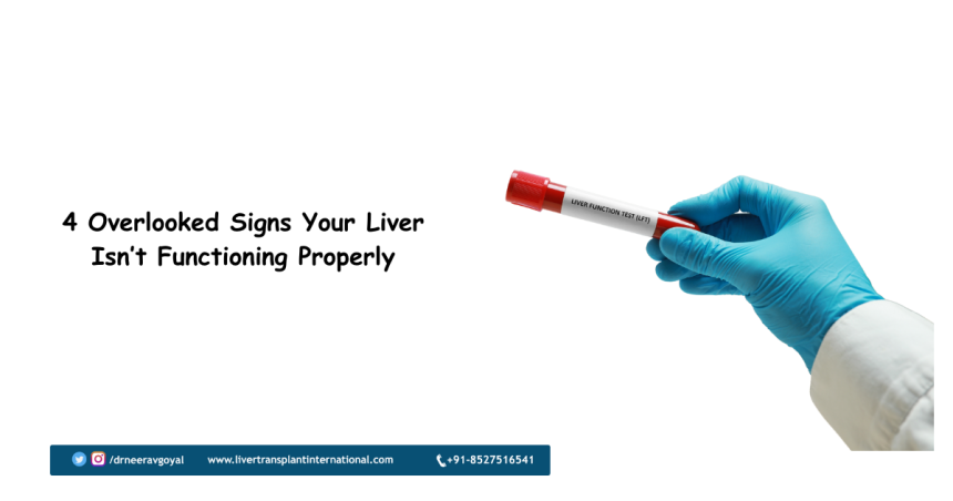 4 Overlooked Signs Your Liver Isn’t Functioning Properly