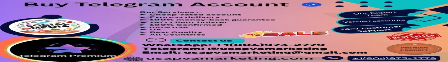 Buying New & old Telegram accounts 2018/2025