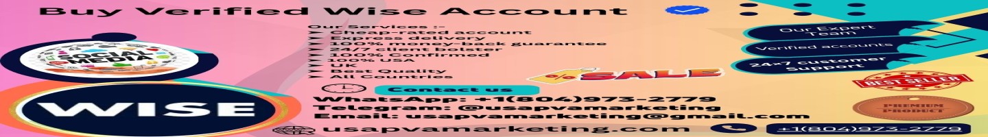 Fully Verified Wise Business & Personal Accounts — Fast Delivery,