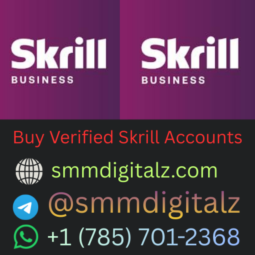 Verified Skrill Accounts