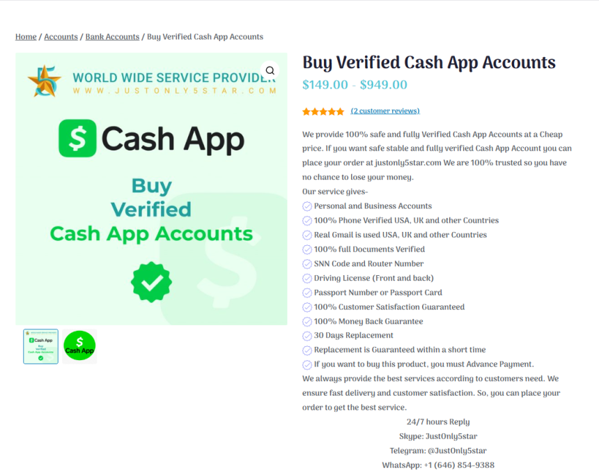 Fast, Trusted & Safe Verified Cash App Accounts for Sale