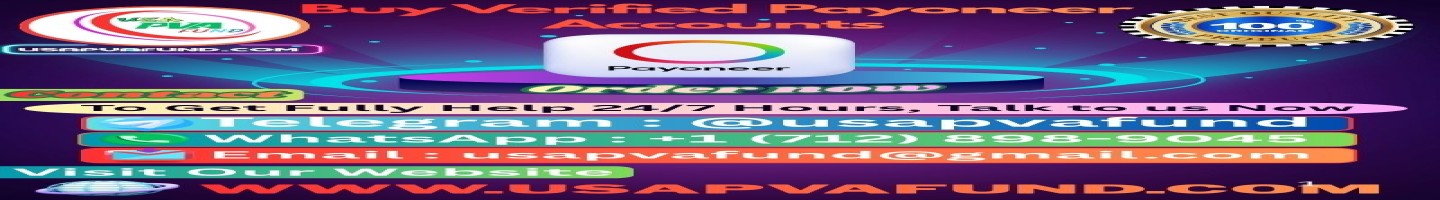 Buy Verified Payoneer Accounts