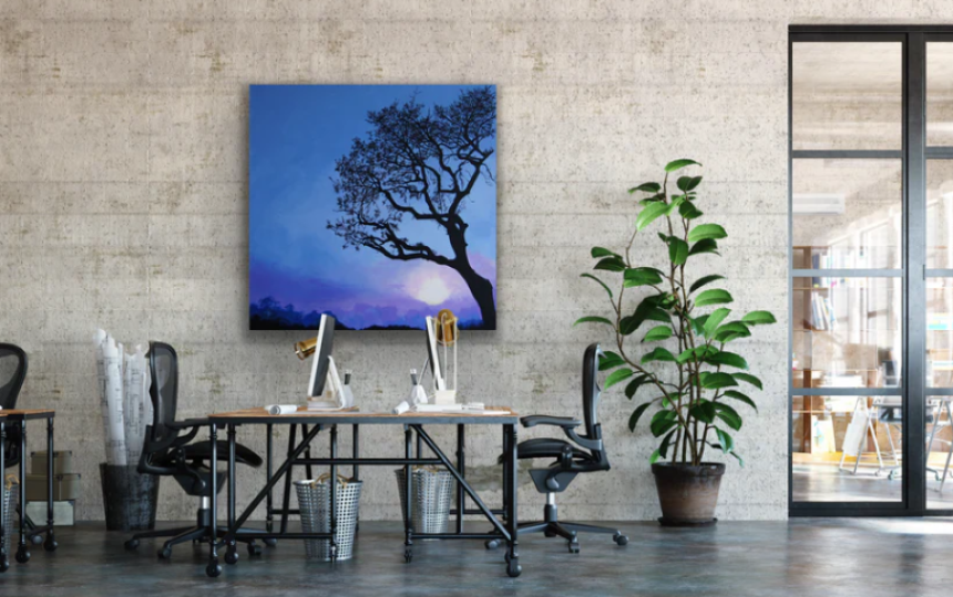 living room artwork