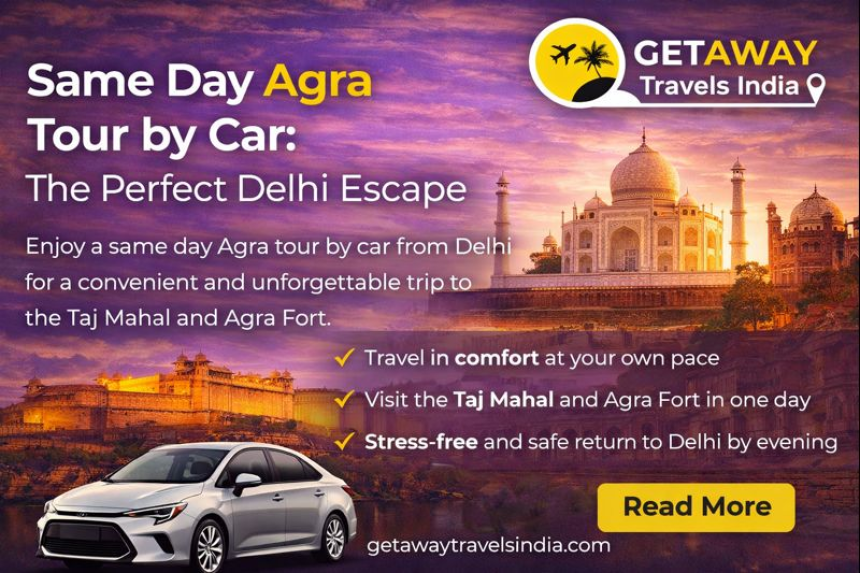 same day agra tour by car