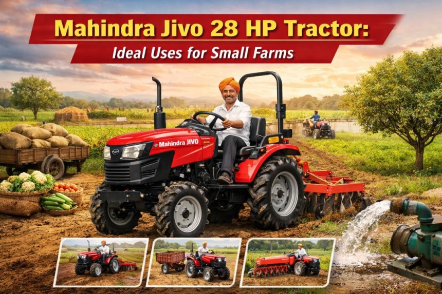 Mahindra Jivo 28 HP Tractor Idеal Usеs for Small Farms