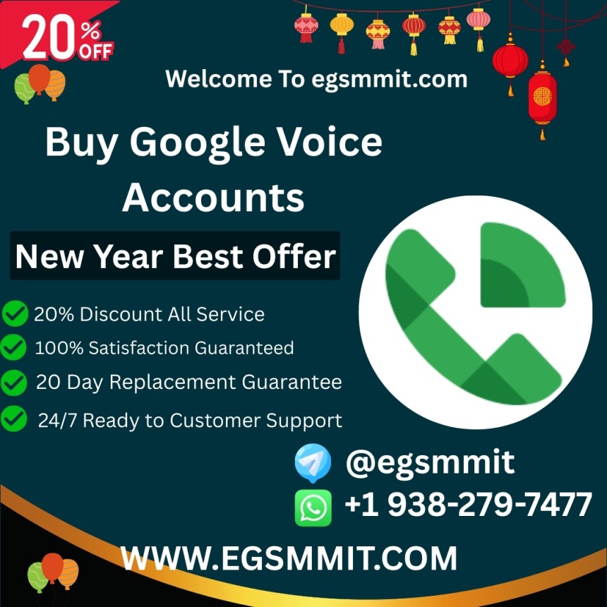 If you’re looking for high-quality, verified Google Voice accounts, your search ends here. At EGSMMIT, we provide the most reliable, secure, and professional Google Voice accounts that offer long-term usability, All our Google Voice accounts are fully verified using real U.S. numbers and linked to aged Gmail accounts. Google Voice is a free VoIP service that gives users a U.S.-based virtual phone number. It can be used for: Sending and receiving calls and SMS, Activating social media and ad accounts, Managing business communication. So buy google voice accounts Service and enjoy it.