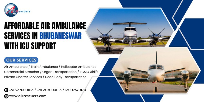 Air Ambulance Services in Bhubaneswar