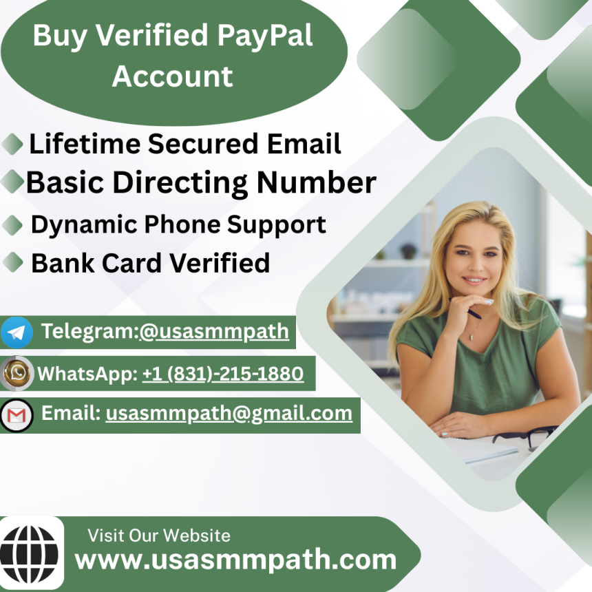 Buy Verified PayPal Account Buy Confirmed PayPal Account from usasmmpath – the most trusted source for verified PayPal accounts online!Why Select usasmmpath for Your PayPal Account Needs?High-Quality Confirmed Accounts: Our PayPal accounts are completely confirmed and prepared to utilise, guaranteeing a smooth and hassle-free involvement for our customers. Quick Conveyance: Get your confirmed PayPal account inside minutes of buy, so you can begin utilizing it right away. Secure Exchanges: Rest guaranteed that your individual and money related data is ensured with our secure installment process. 24/7 Client Bolster: Our neighborly client back group is continuously accessible to help you with any questions or concerns you may have.Don’t miss out on the comfort and security of a confirmed PayPal account – buy yours from usasmmpath today!  Our Benefit Features: 🔒 Lifetime Secured Email  🌍 Worldwide Verification  📞 Dynamic Phone Support  💳 Bank Card Verified  🔑 Basic Directing Number 🚗 Driving Permit Verification 🌐 Visa and International id Attachment 💰 Credit and Charge Card Access 🛡️ Progressed Extortion Protection  📬 Committed Client Back  If you want to more information just contact now here ➥ 24 Hours Reply/Contact ➤ Telegram:@usasmmpath ➤ WhatsApp: +1 (831)-215-1880 ➤ Email: usasmmpath@gmail.com