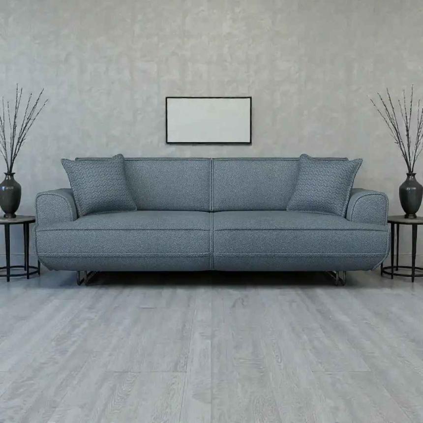 wooden 3 seater sofa