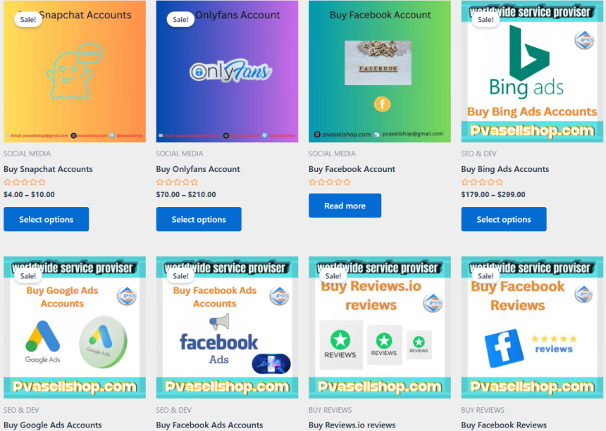 PVA Sell Shop