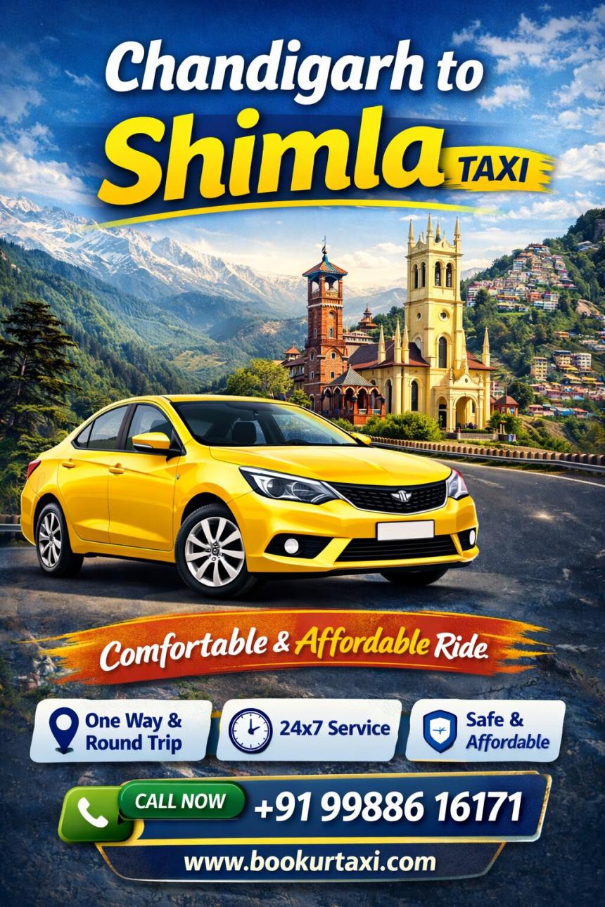 Chandigarh to Shimla Taxi