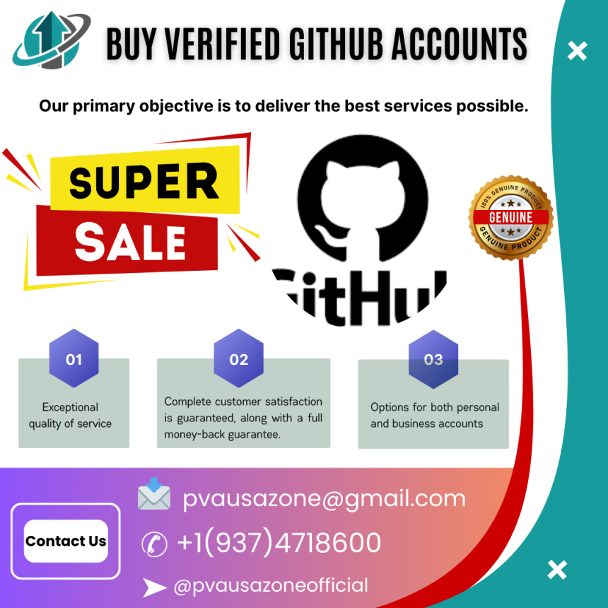 Buy GitHub Accounts PVA