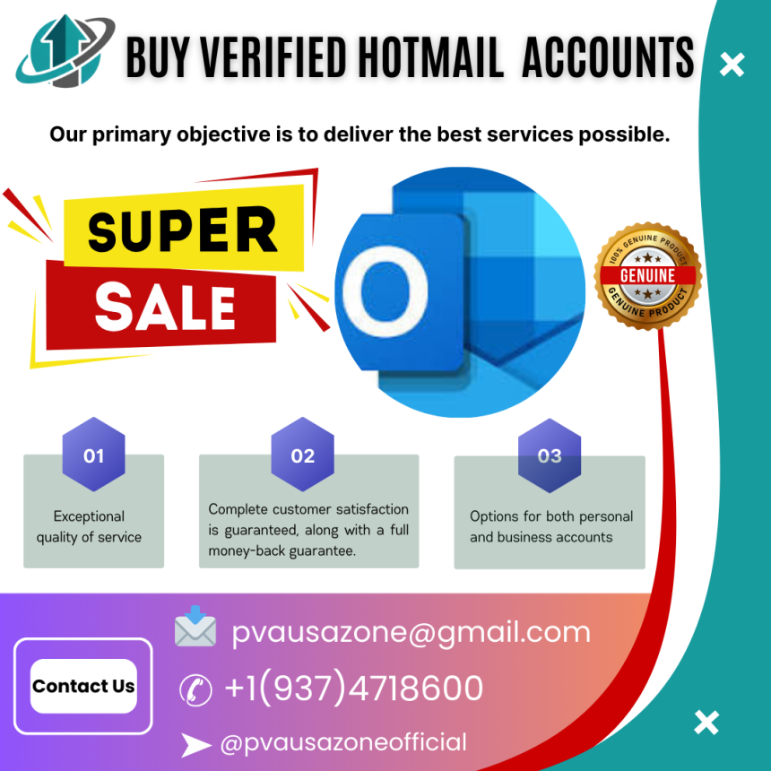 Buy Hotmail Accounts (100% Trusted Sellers)